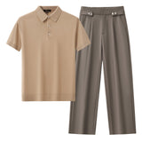 Everyday Luxe + Kingsley SET - KHAKI/BROWN