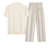 Everyday Luxe + Kingsley SET - WHITE/TAUPE