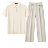 Everyday Luxe + Kingsley SET - WHITE/TAUPE
