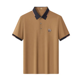 Contrast Trim Performance Polo - El Baron KHAKI