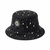 Flocked Eclipse Denim Jkt + No Limits Button-Up Shirt + Contour Belted Short + Sanctum Cross Denim hat BLACK/SILVER/WHITE