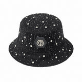 Sanctum Cross Denim hat - Century Penthouse BLACK/SILVER