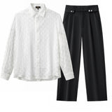 Haven Textured + Kingsley SET - WHITE/BLACK