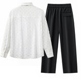 Haven Textured + Kingsley SET - WHITE/BLACK