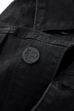 Regalia Medallion Print Denim SET - BLACK