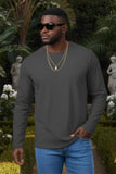 Trendy basics Long Sleeve Crew Neck T-Shirt