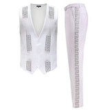 Luxe Luster + Shine Chic SET - WHITE/SILVER