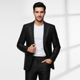 Men’s Elegant Textured SET - BLACK