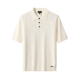 Milano Texture Knit Polo IVORY