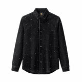 Midnight Serpent Rhinestone SET - Century Penthouse BLACK