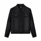 Radiant Embellished Denim Jkt + Echoed Harmony - El Baron + Gleam In Style Pant BLUE/TEAL/BLACK