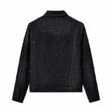 Radiant Embellished Denim Jkt + Echoed Harmony - El Baron + Gleam In Style Pant BLUE/TEAL/BLACK