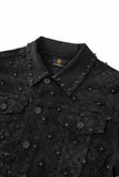 Radiant Embellished Denim Jkt + Echoed Harmony - El Baron + Gleam In Style Pant BLUE/TEAL/BLACK