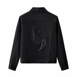 Eminence Paisley Denim SET - Century Penthouse BLACK