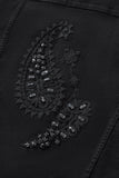 Eminence Paisley Denim SET - Century Penthouse BLACK
