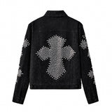 Sanctum Cross Denim Jkt – Century Penthouse BLACK/SILVER
