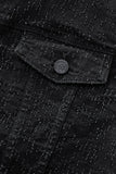 Sanctum Cross Denim SET – Century Penthouse BLACK/SILVER