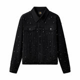 Celestial Stud Denim SET – Century Penthouse BLACK