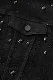 Celestial Stud Denim Jkt – Century Penthouse BLACK