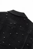 Celestial Stud Denim SET – Century Penthouse BLACK