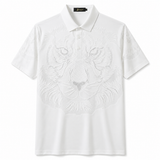 Tiger’s Wrath Embellished Polo WHITE/WHITE