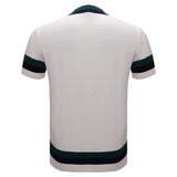 Heritage Stripe Knit Polo WHITE