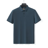 Grid Texture Stitchless Polo PETROL