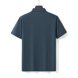 Grid Texture Stitchless Polo PETROL