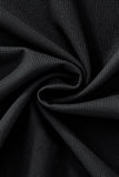 Stride Contrast Collar Polo BLACK