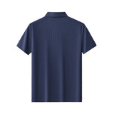 Stride Contrast Collar Polo NAVY