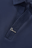 Stride Contrast Collar Polo NAVY