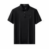 Embossed Crest Performance Polo BLACK