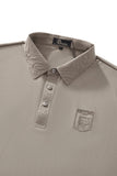 Embossed Crest Performance Polo KHAKI