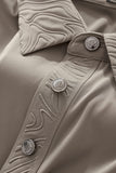 Embossed Crest Performance Polo KHAKI
