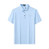 Embossed Crest Performance Polo SKY BLUE
