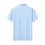 Embossed Crest Performance Polo SKY BLUE