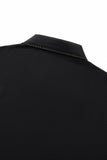 Ventura Zip Performance Polo BLACK