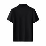 Ventura Zip Performance Polo BLACK