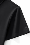 Ventura Zip Performance Polo BLACK