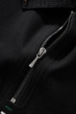 Ventura Zip Performance Polo BLACK