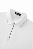Ventura Zip Performance Polo WHITE
