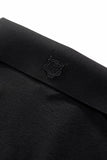 Seamless Linear Texture Polo BLACK