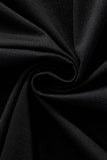 Seamless Linear Texture Polo BLACK