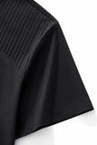Seamless Linear Texture Polo BLACK