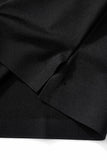 Seamless Linear Texture Polo BLACK