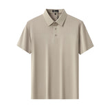 Seamless Linear Texture Polo KHAKI