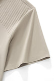 Seamless Linear Texture Polo KHAKI