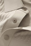 Seamless Linear Texture Polo KHAKI