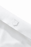 Seamless Linear Texture Polo WHITE