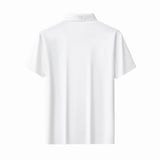 Seamless Linear Texture Polo WHITE